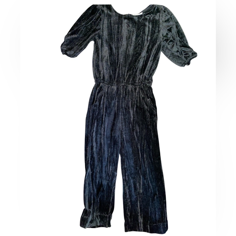 Cat & Jack • Black Velvet • Jumpsuit